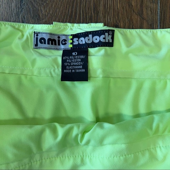 Jamie sadock Airwear neon skort SZ 10 - Picture 3 of 6